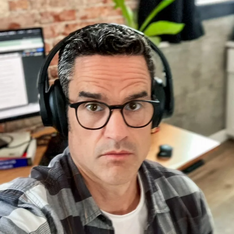 Lawrence (Jay) Long at his home office, July 2025